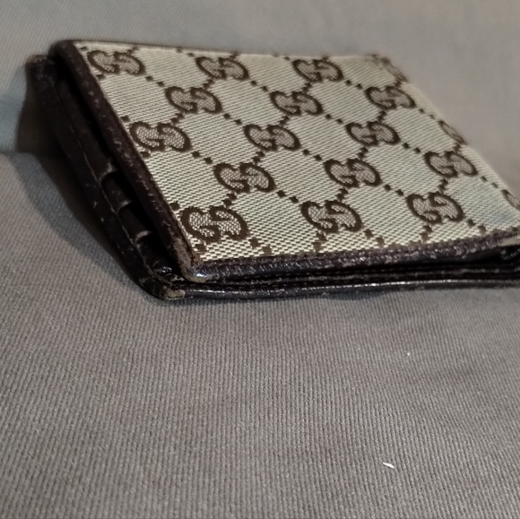 MEN'S BI-FOLD GUCCI MONOGRAM LOGO WALLET ~ AUTHENTIC - Picture 8 of 12